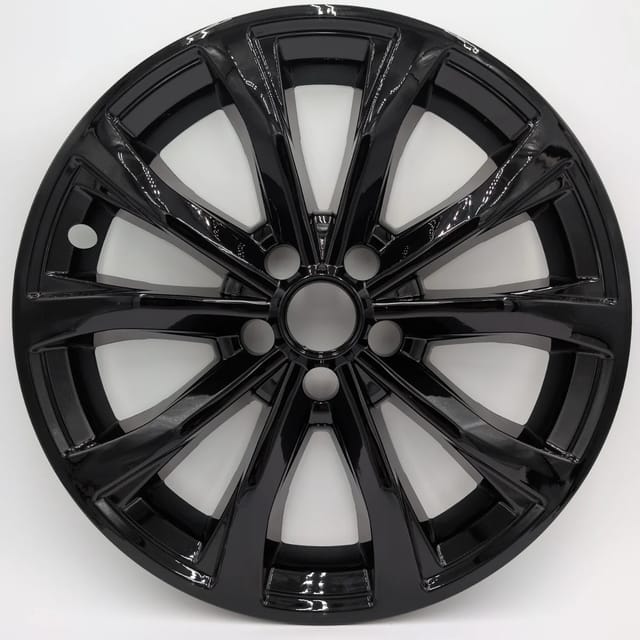 18" Gloss Black Wheel Covers Hubcaps - 2023-2025 Honda CR-V EX EX-L -Set of 4, Snap On — photo 2 of 6
