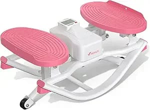 MERACH MR-2511 3D Motion Rocking Stepper Machine with Resistance Bands - Pink — photo 1 of 3