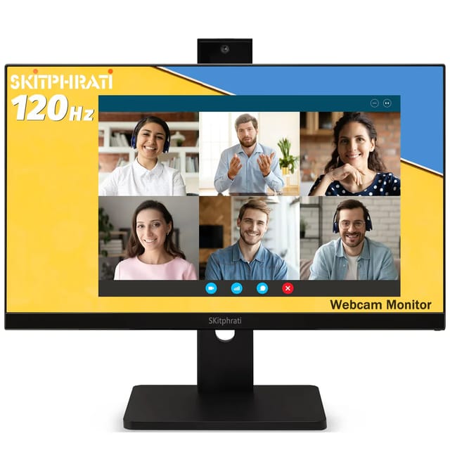 23.8in 1080p 120Hz IPS Computer Monitor with Built-in Webcam Mic and Speakers HD-238 — photo 1 of 5