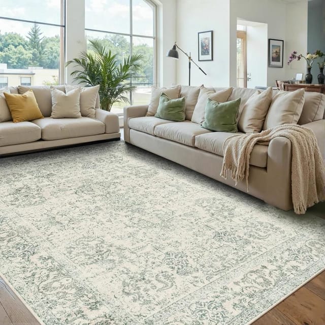 6x9 Washable Area Rug for Living Room — photo 1 of 4