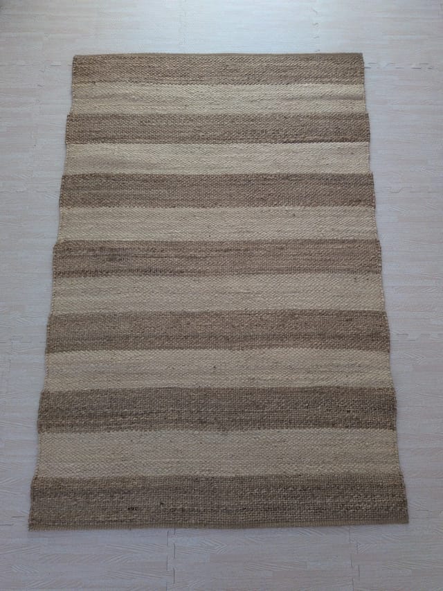 Woven Jute Area Rug 4x6