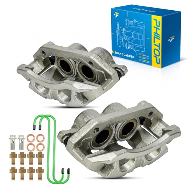 Ram 1500 Durango Dakota Aspen 2007-2023 Front Brake Caliper Pair w/ Brackets 18-B5054