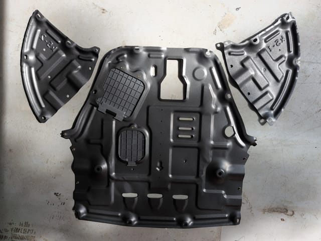 Kia K5 2021-2026 Front Engine Splash Shield Skid Plate 3pc Steel Set K5-010