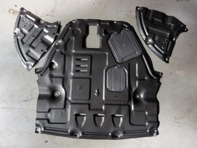 Kia K5 2021-2026 Front Engine Splash Shield Skid Plate 3pc Steel Set K5-010 — photo 4