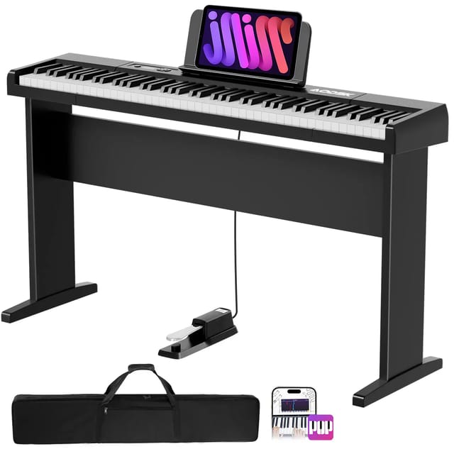 88-Key Digital Piano with 16 Dead Keys. Has Stand, Pedal and Bag - As-Is — photo 6