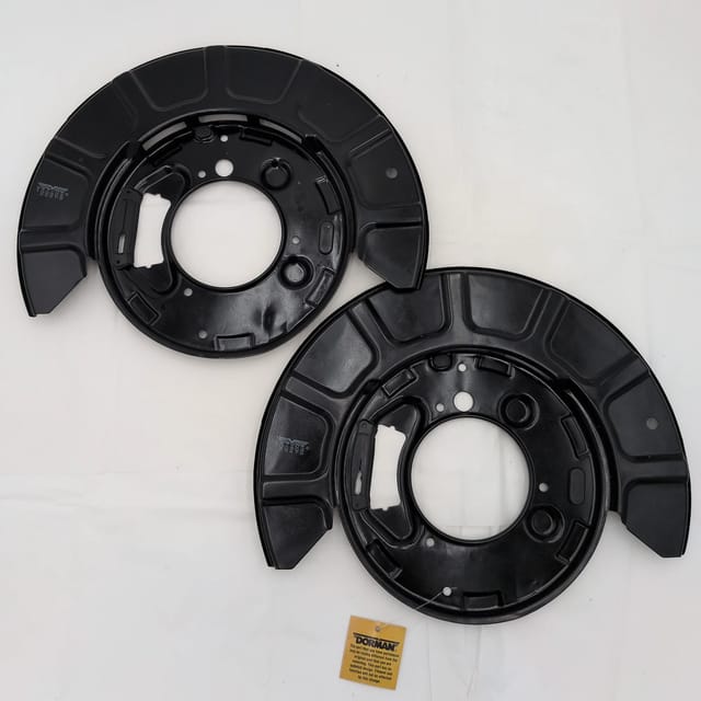 Ford E-150 E-250 E-350 E-450 2008-2019 Rear Brake Dust Shield Backing Plate Pair Dorman 947-056