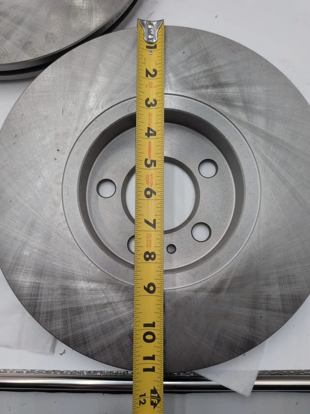 288mm Front Brake Rotor & Ceramic Pad Kit VW Jetta Golf Beetle - Missing One Pad — photo 8