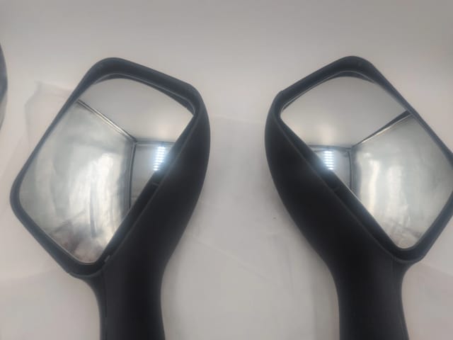 Hood Mirror Pair for International MV 2022-2024, Black Manual, Left and Right — photo 3