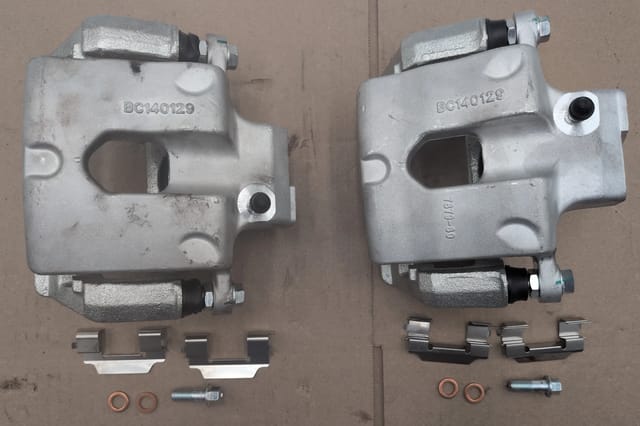Rear Brake Caliper Pair with Brackets 18-B5118 18-B5119 for Cadillac CTS 2008-2013 3.0L 3.6L