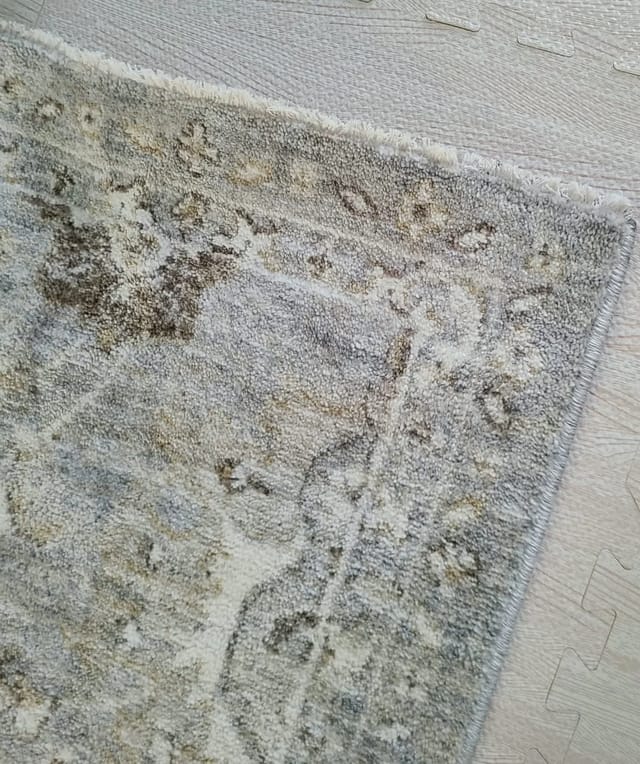 7x10 Area Rug - Grey Distressed Floral, Style Selections Blair — photo 2