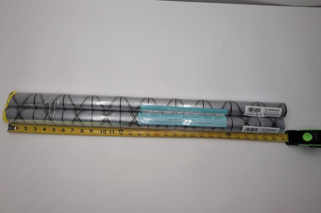 Frosted Privacy Window Film 2 Rolls 29.5 x 157.5 in Geometric Diamond Pattern