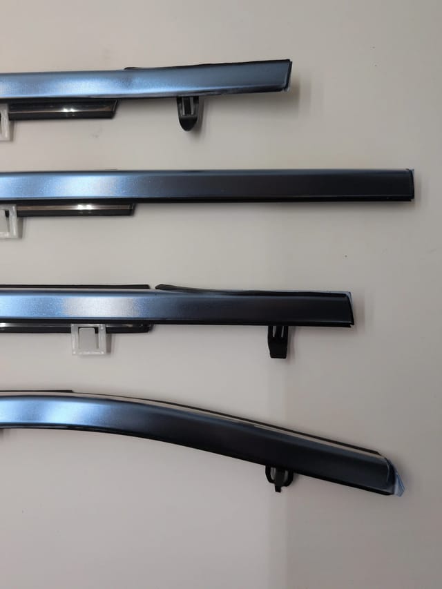 Honda Odyssey 2011-2017 Chrome Outer Window Belt Molding Kit 4pc 72410-TK8-A11 — photo 3