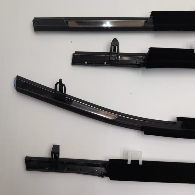 Honda Odyssey 2011-2017 Chrome Outer Window Belt Molding Kit 4pc 72410-TK8-A11 — photo 5