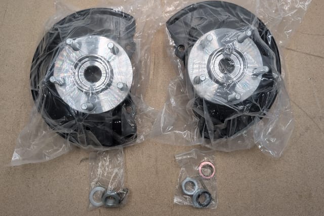 Front Steering Knuckle & Hub Assembly Pair 698-411 698-410 Jeep Compass Patriot Dodge Caliber