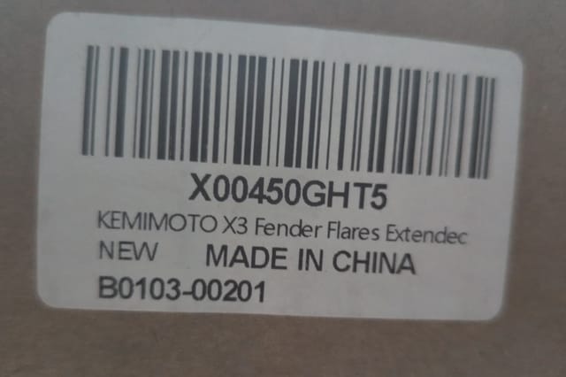 Extended Fender Flares Can-Am Maverick X3 / X3 Max 2017-2026, 6-piece set (KEMIMOTO) — photo 7