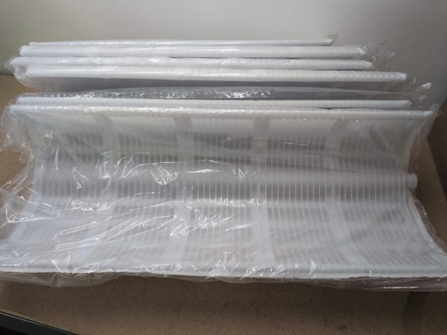 DE Pool Filter Grid Set 60 sq ft FS-2005 (7 full + 1 partial) Hayward DE6020 / Unicel PFS3060 — photo 2