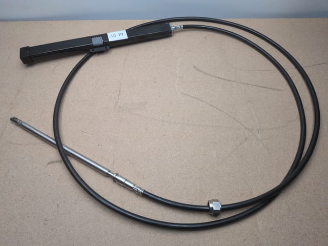 SSC13413 13 ft Rack and Pinion Boat Steering Cable, replaces SS14113 / SS15113