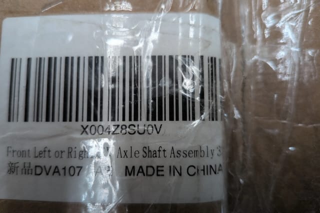 Front Right CV Axle Shaft NCV53116 Nissan Pathfinder FWD 2013-2019 / Infiniti QX60 2014-2019 — photo 9