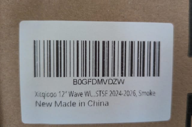 12 in Wave Windshield Smoke for Harley Road Glide FLTRX CVO 2024-2026 — photo 5