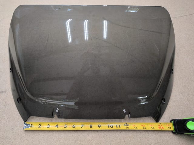 12 in Wave Windshield Smoke for Harley Road Glide FLTRX CVO 2024-2026 — photo 3