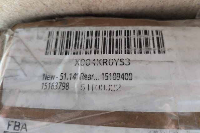 Chevy Silverado GMC Sierra 1500 4WD Auto Rear Driveshaft 1999 to 2005, 119 in Wheelbase — photo 7