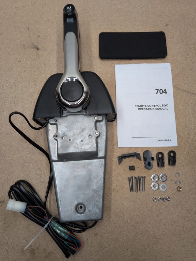 Top-Mount Binnacle Outboard Remote Control Box for Yamaha 704, Single Engine