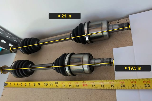 Front CV Axle Pair Suzuki Eiger 400 4x4 2002-2007 Left Right — photo 9