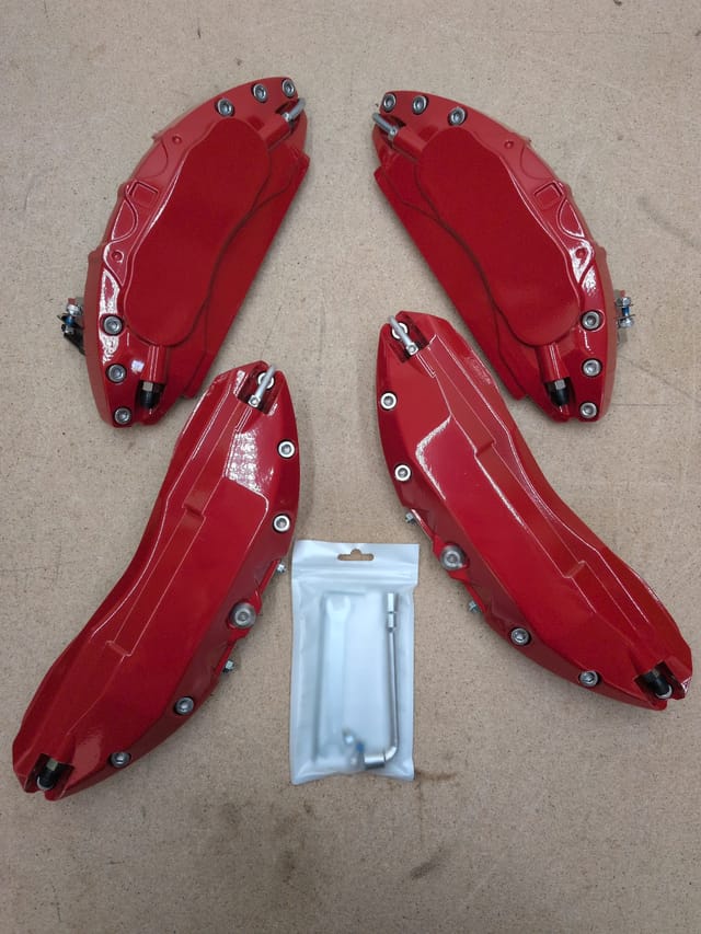 Red Brake Caliper Covers Chevy Colorado GMC Canyon 2023-2025 Set of 4 AOOA