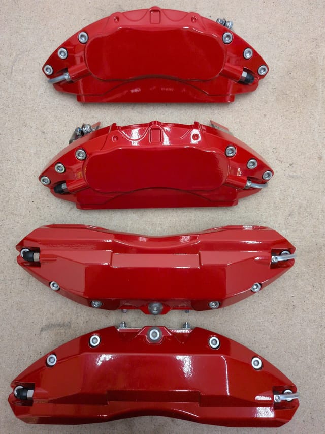 Red Brake Caliper Covers Chevy Colorado GMC Canyon 2023-2025 Set of 4 AOOA — photo 2