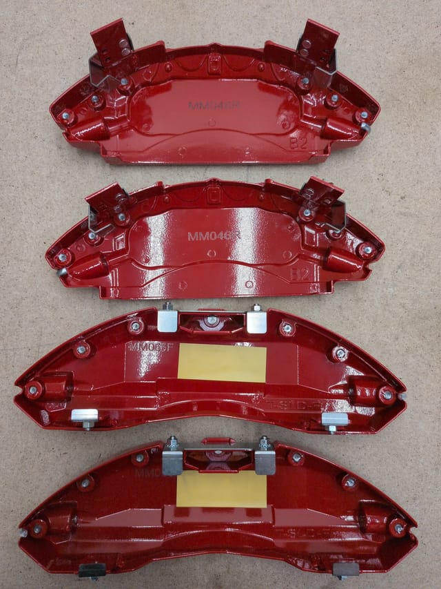 Red Brake Caliper Covers Chevy Colorado GMC Canyon 2023-2025 Set of 4 AOOA — photo 3