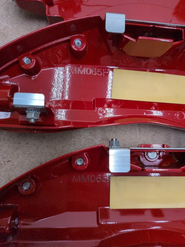 Red Brake Caliper Covers Chevy Colorado GMC Canyon 2023-2025 Set of 4 AOOA — photo 4