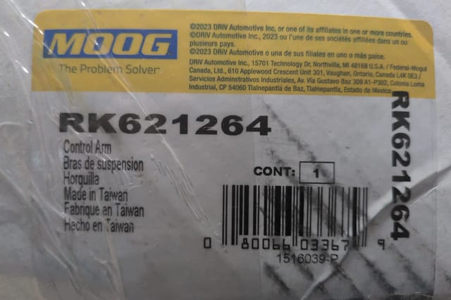 MOOG RK621264 Right Lower Control Arm 2003 2008 2013 Dodge Ram 2500 3500 2WD — photo 9