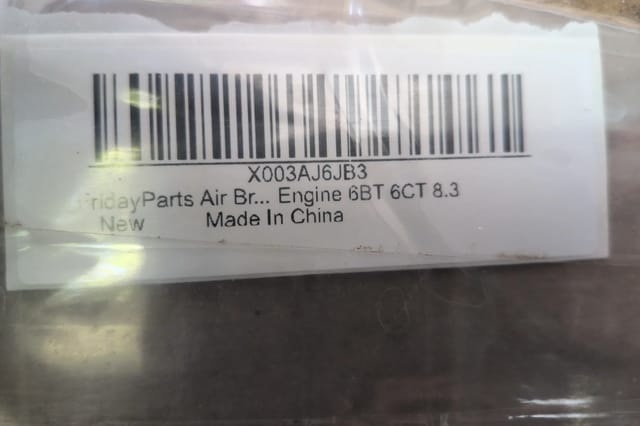 Air Brake Compressor for Cummins 6BT 6CT 8.3 Diesel 4946294 5286966 3976366 New — photo 9